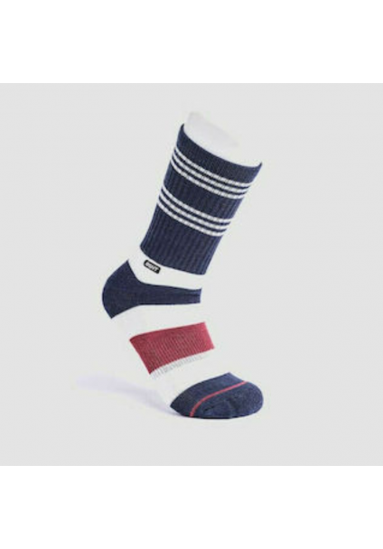 Κάλτσες BASEHIT 202.BU08.12-WHITE/BLUE/RED