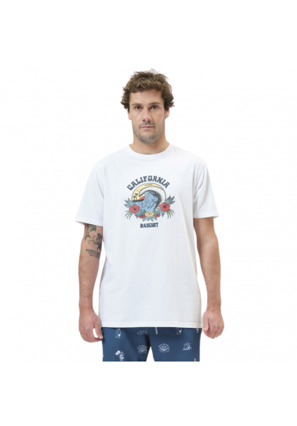 Ανδρικό T-Shirt BASEHIT 211.BM33.04-WHITE
