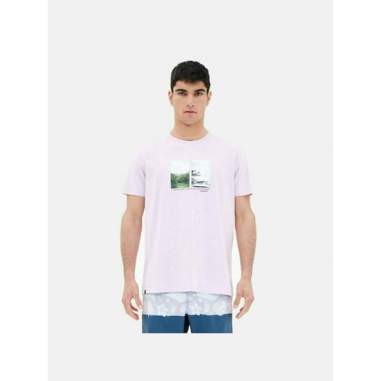 Ανδρικό t-shirt BASEHIT 221.BM33.42-COOL PINK