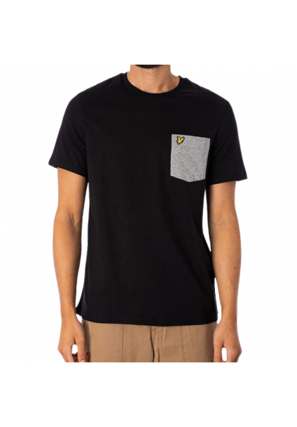 Ανδρικό t-shirt LYLE AND SCOTT ESSENTIALS CONTRAST POCKET